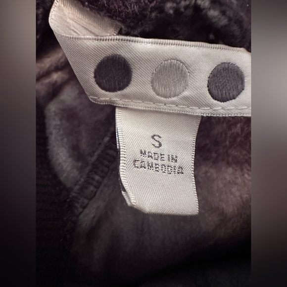 Women’s Three Dots Cozy Black & Gray Jogger Sweatpants, small - Picture 4 of 7